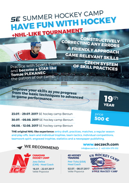 Czech Hockey Camp with tournament NHL